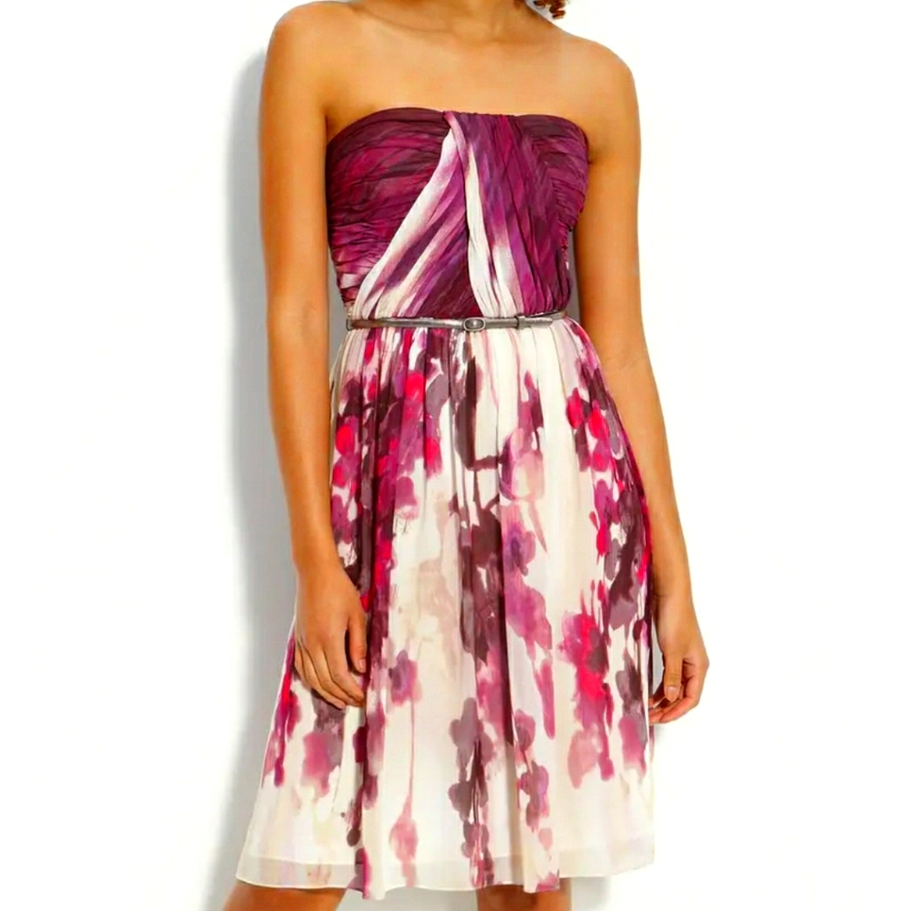 Donna Morgan, chiffon dress, size 6